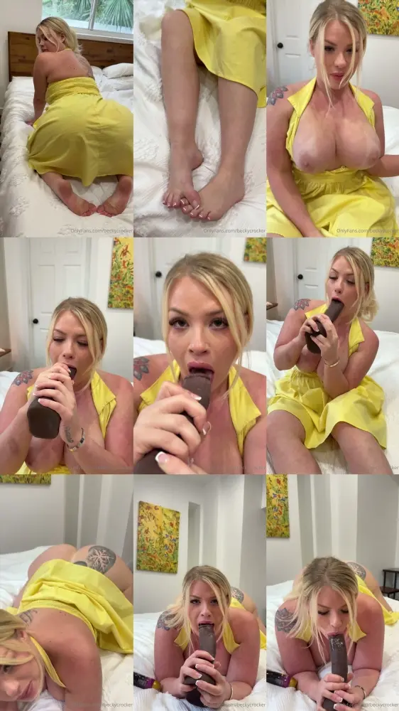 OnlyFans — Becky Crocker — Dildo Suck Solo [FullHD 1080p]