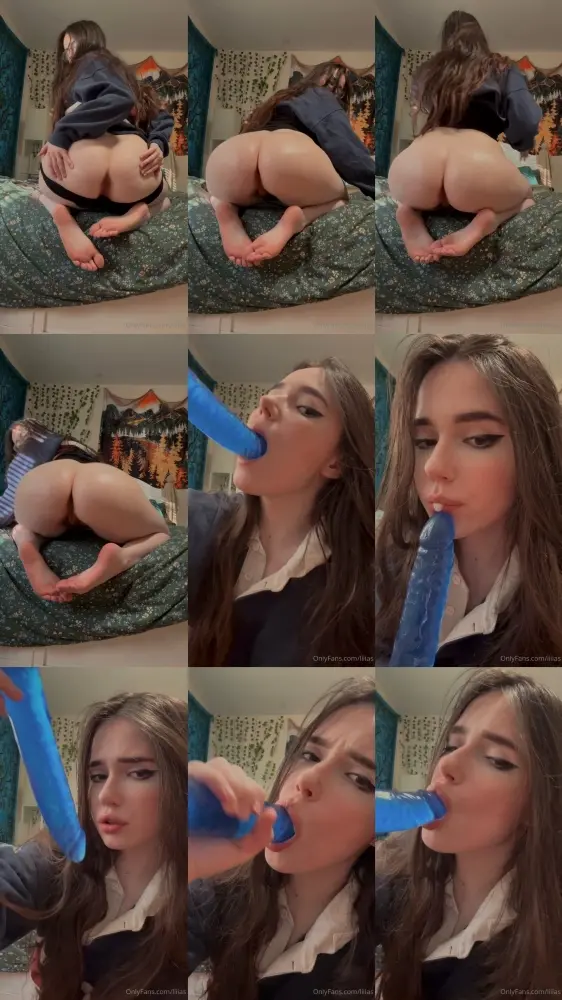 OnlyFans — Liiias — Watch Me Oil Up My Juicy Ass I Then Suck A Huuuuge Dildo Some Spit Is Involved Hehe [SD 1080p]