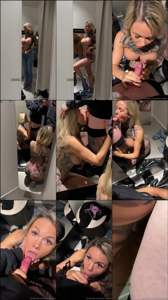 MyDirtyHobby — lina_melon — Public in der Umkleidekabine geblasen und gefickt [FullHD 1078p]