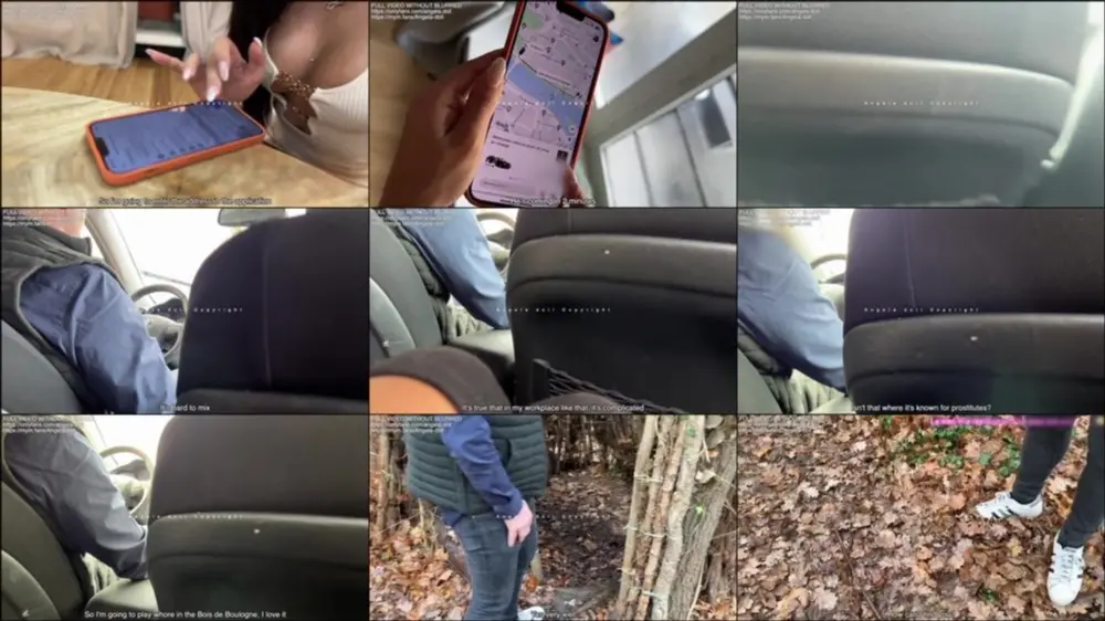 AngelaDoll — STRANGER CHALLENGE — I get fucked by an UBER driver and swallow everything from his condom [FullHD 1080p]