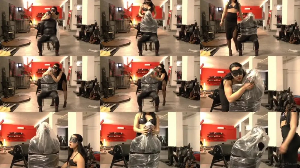 Mistress Gaia — Discipline And Submission And Bagged On The Chair [HD 1280p]