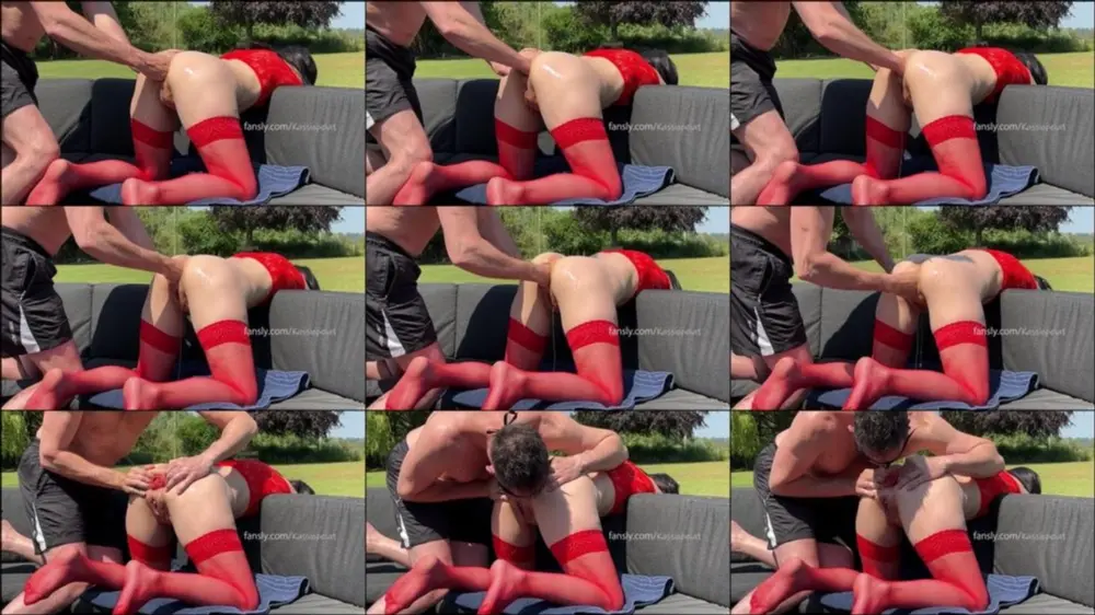 Kassiopeia — Anal fisting in the garden [FullHD 1080p]