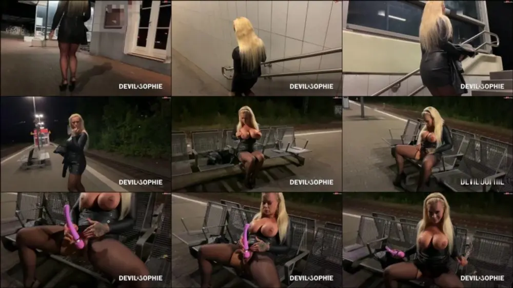 MyDirtyHobby — SteffiBlond — OMG  ICH EXPLODIERE MEGA ZITTER SQUIRT am Bahngleis 6 [FullHD 1080p]