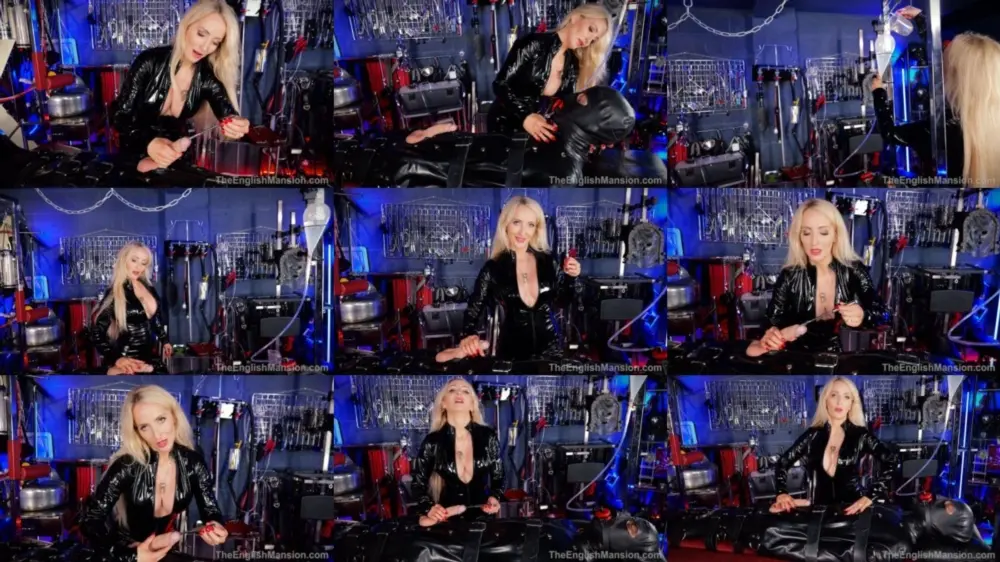 The English Mansion — Mistress Courtney — Bound And Probed Part 2 [FullHD 1920p]