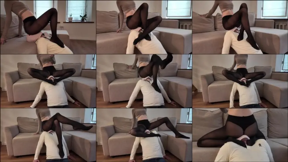 Ava Krass: Your Job Is To Sniff My Ass, Facesitting In My Favorite Black Tights [FullHD 1080p]