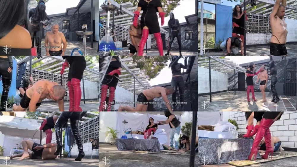 Latin Beauties in High Heels — KFAE Captured and Presented before the Cruel Queen by Ama K and Karina Blody [FullHD 1920p]