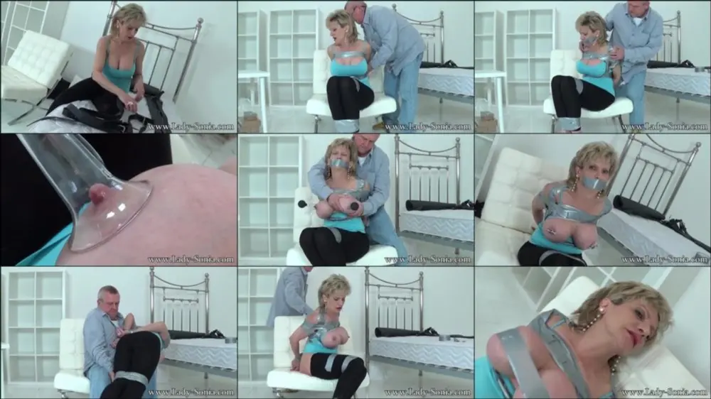 Groped Hard In Tape Bondage [FullHD 1080p]