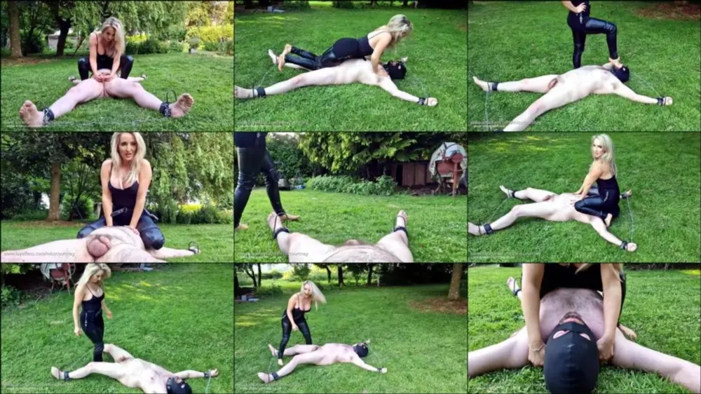 Mistress Courtneys Fetish Lair: Staked, Stomped And Busted [FullHD 1080p]