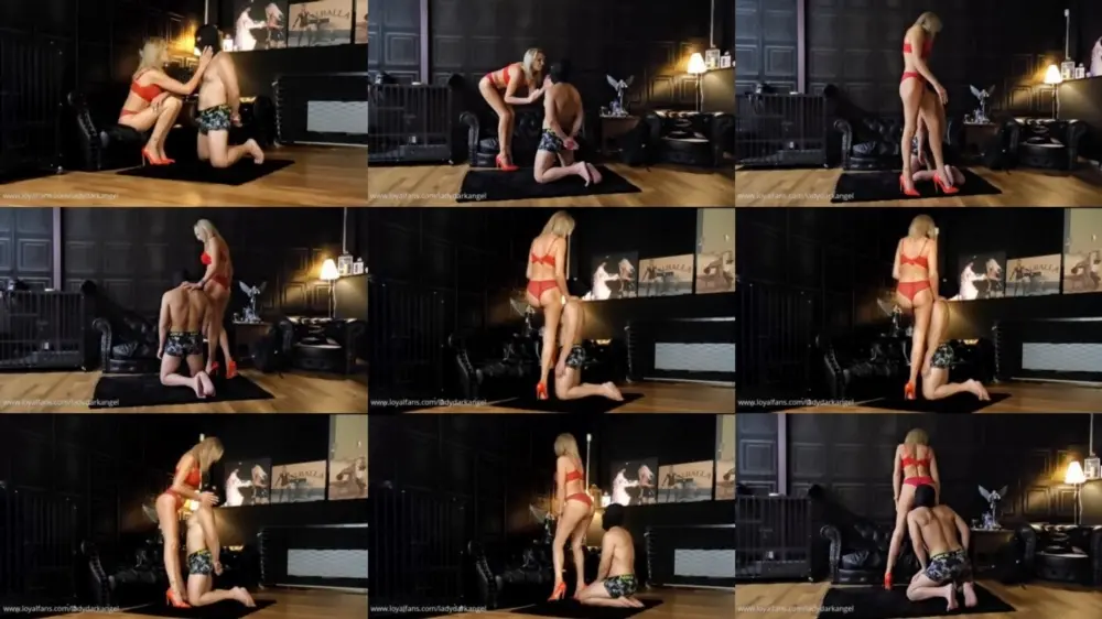 LADYDARKANGEL — Tease And A Worship Of My Ass And A Face Slap [FullHD 1920p]