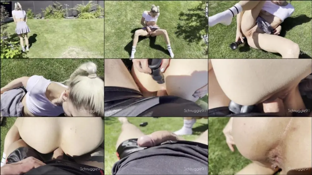 MyDirtyHobby — schnuggie91 — Outdoor Double — Beide gleichzeitig in mir [FullHD 1080p]