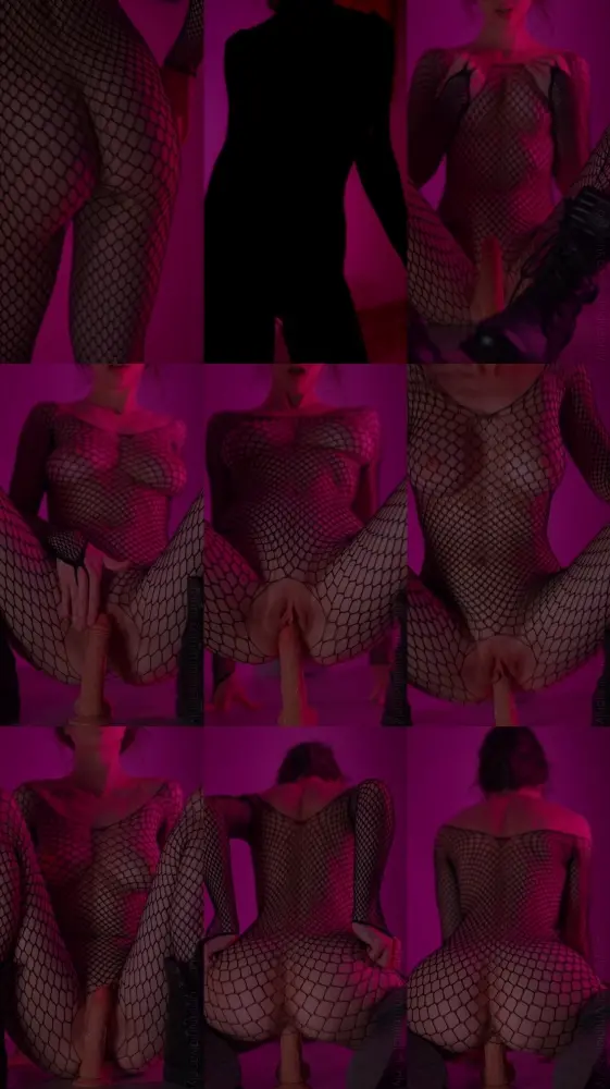 OnlyFans — Mini Diva (Minidivaonly) — Neon Dildo Riding [SD 404p]