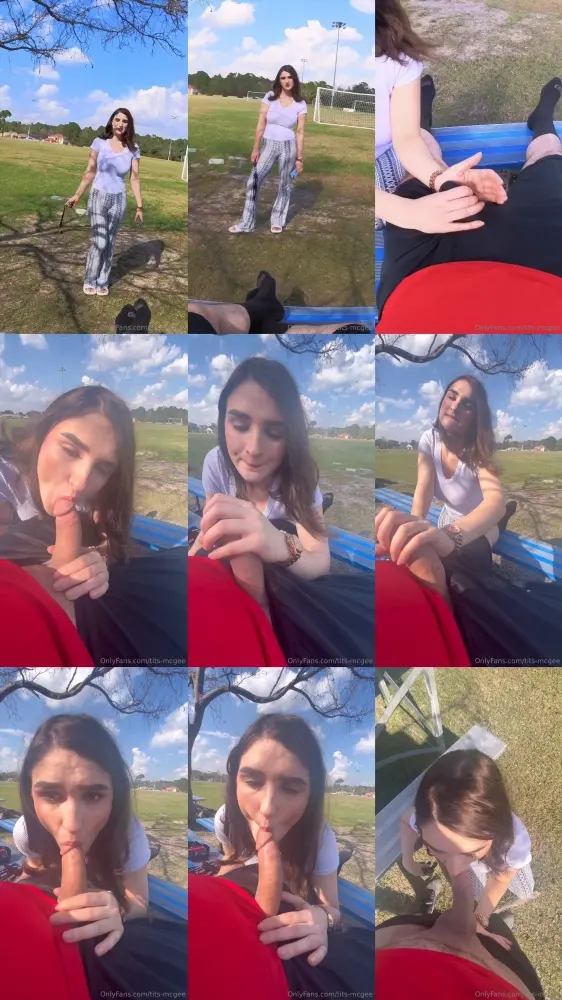 OnlyFans — Anna Curvy (thegorillagrip) — Soccer Field BJ [SD 1080p]