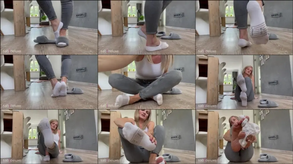 MyDirtyHobby — sabdeluxe — Socken mit Pantoffeln [FullHD 1080p]