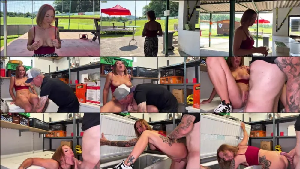 MyDirtyHobby — Sexy-Rachel — Heiße Nummer am Fußballplatz — Besenkammer ungeplant besorgt [FullHD 1080p]