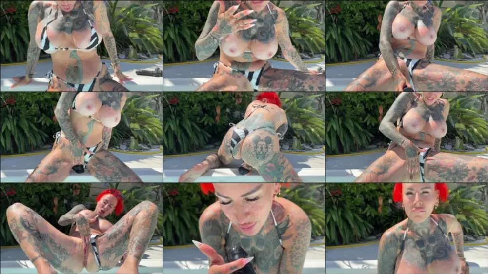 MyDirtyHobby — Cat-Coxx — Perverse creamy Fotze am Pool — Solo Action inklusive geiler Spritz Cou… [FullHD 1080p]
