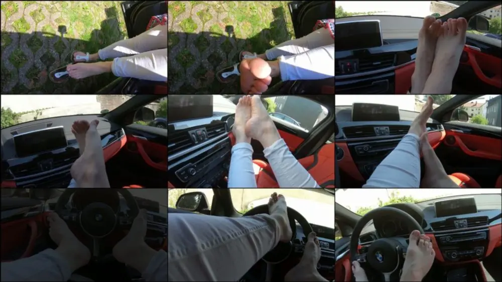 MyDirtyHobby — Sabdeluxe — Birkenstock Im Auto [HD 720p]