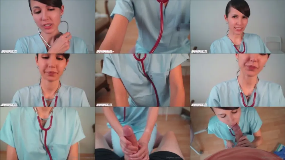 OnlyFans — ArianaRealTV — Nurse Ariana Helps You With Donating Samples [FullHD 1920p]