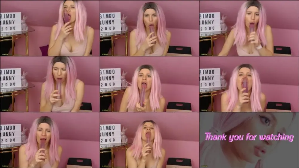 MyDirtyHobby — bimbobunny — Mein Dildo genießt meine Lippen — Dildo Blowjob [FullHD 1080p]