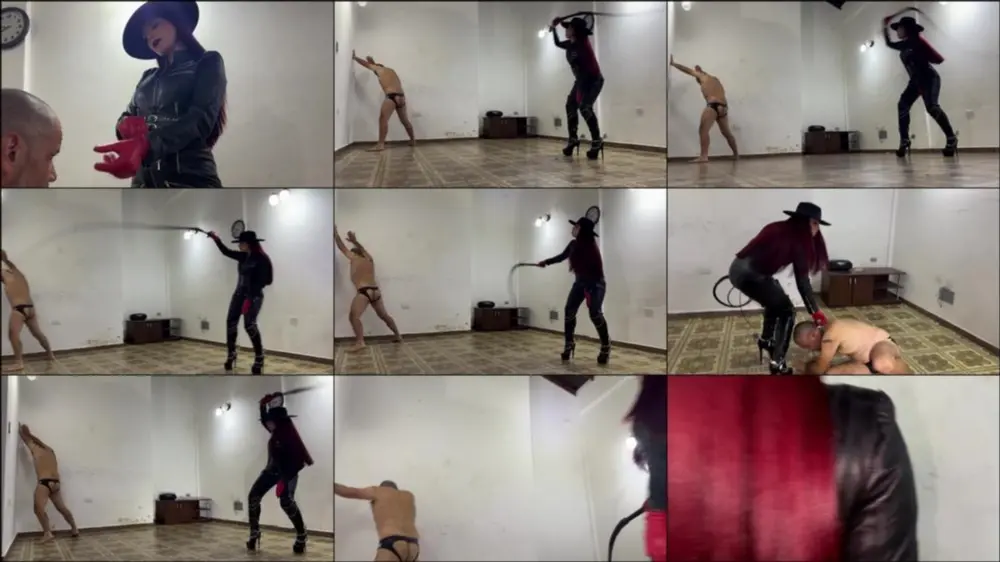 Latin Beauties In High Heels: Bq Fierce Bullwhipping In Full Leather By The Bootsqueen [FullHD 1080p]