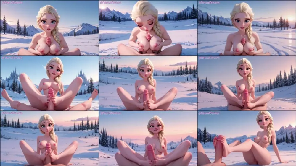 Neural Desires — Elsa’s Forbidden Frost: Titty Fucking & Foot Jobs [FullHD 1080p]