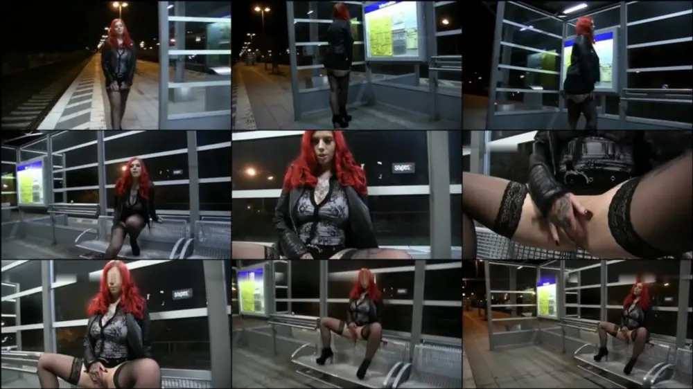 MyDirtyHobby — Bonnie-Stylez — Dreister PUBLIC PISS am Bahnhof [HD 720p]