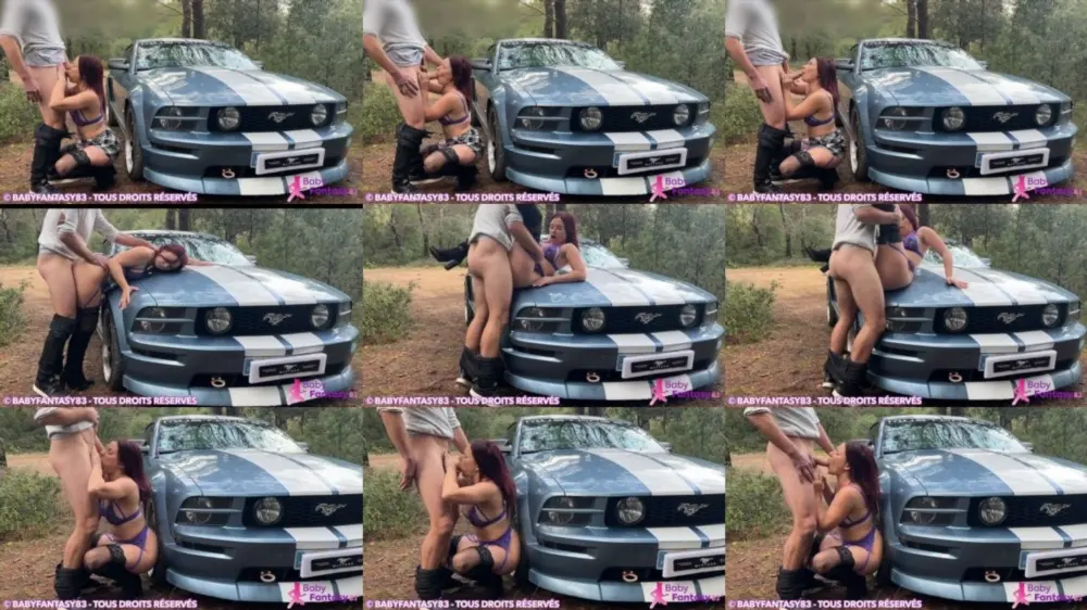 OnlyFans — Babyfantasy83- Baise en exterieur sur une mustang [FullHD 1920p]