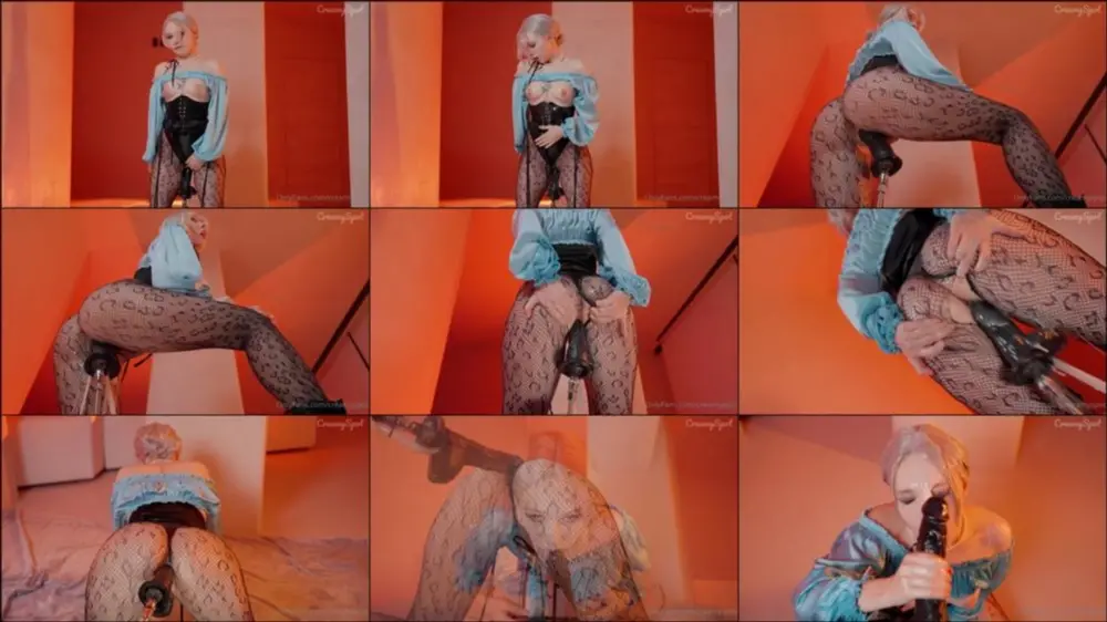 Creamy Spot — Dripping in leopard tights and strutting on heels [FullHD 1080p]