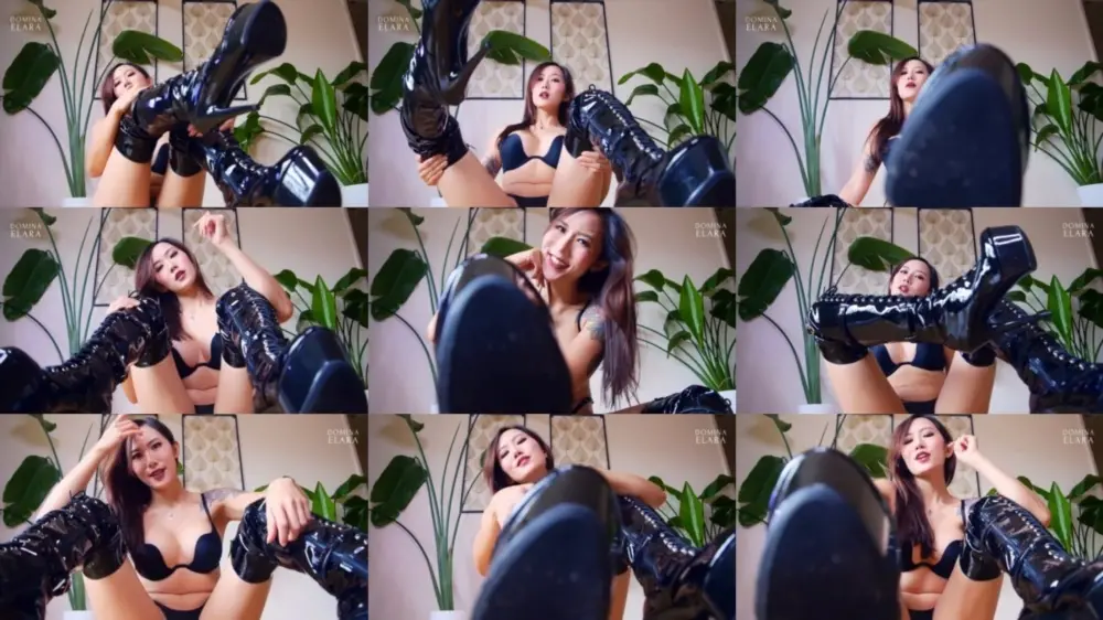 Domina Elara — Boot Bitch Boy [FullHD 1920p]