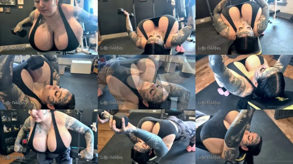 OnlyFans — LotteOddities (Charlotte) — Workout [FullHD 1920p]