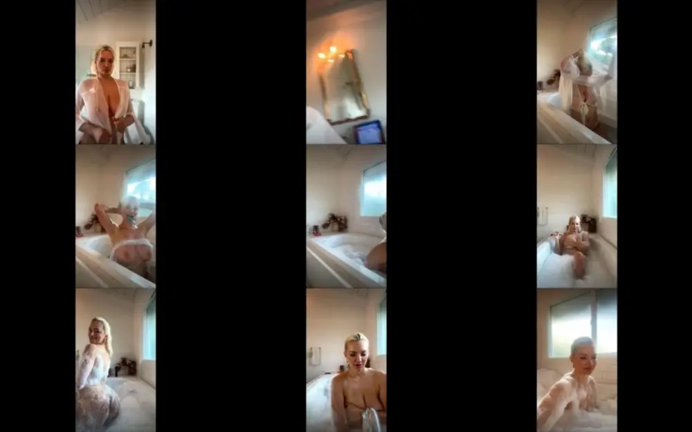 OnlyFans — Lindsey Pelas — Bathtub Live! [HD 1728p]