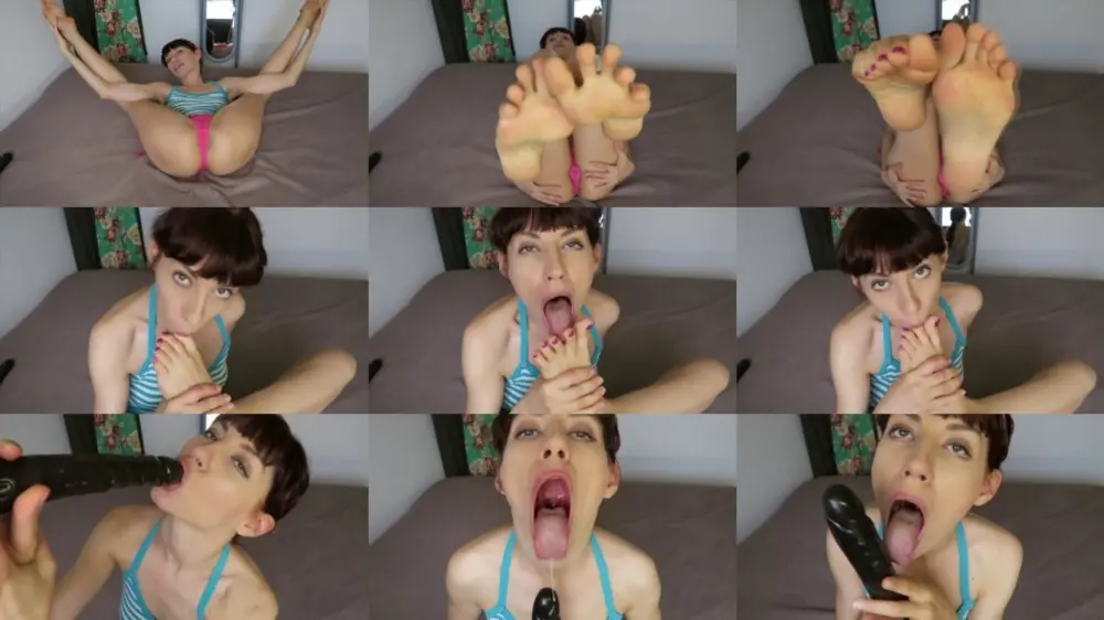 ManyVids — Mylene — FREE Foot fetishtoesucking deepthroat [FullHD 1920p]