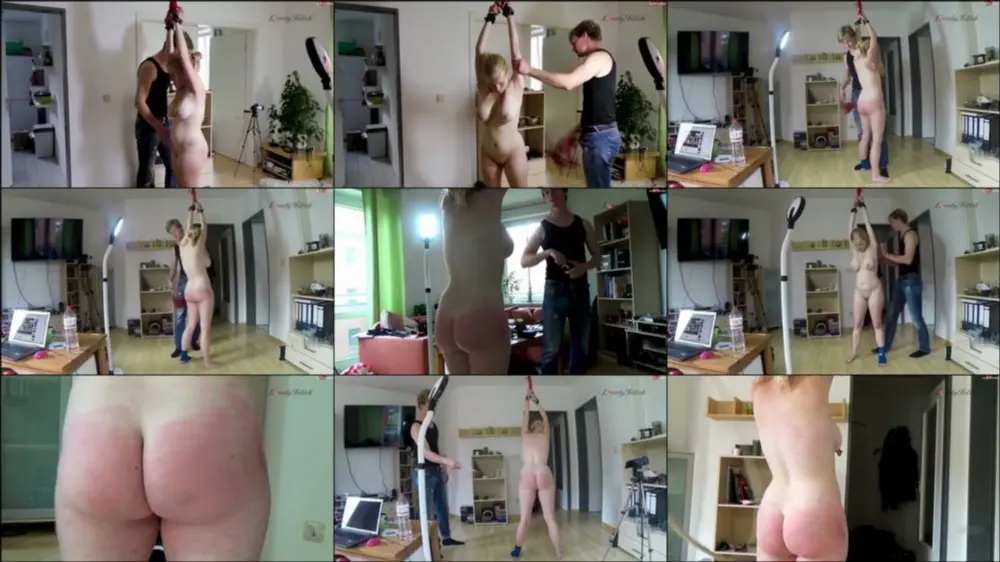 MyDirtyHobby — FucknFetish — Heftig Ausgepeitscht Am Deckenhaken Part 1 [FullHD 1080p]