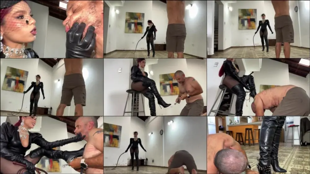 Latin Beauties In High Heels: Bq Bullwhipped In Silk And Stockings By The Bootsqueen [FullHD 1080p]
