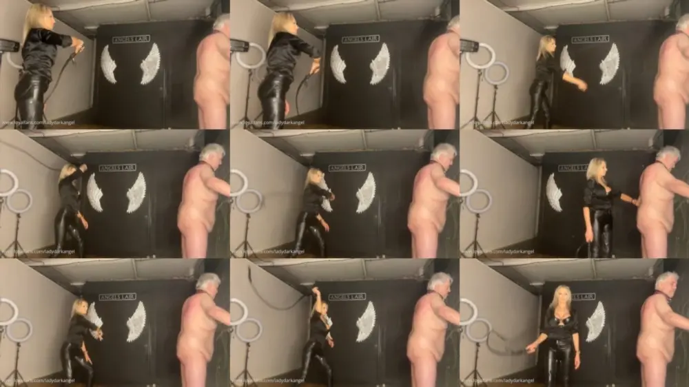 LADYDARKANGEL — Third Part Of The Bullwhip Session [FullHD 1920p]
