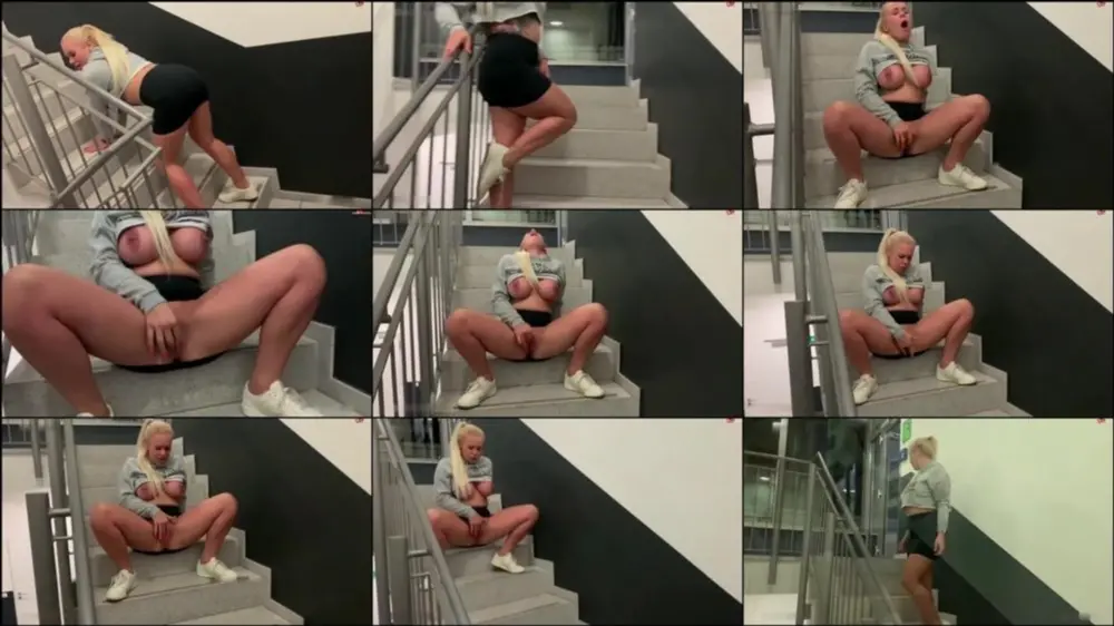 MyDirtyHobby — SteffiBlond — Flughafensauerei — da befriedigt und pisst doch wer Terminal to Tower [HD 720p]