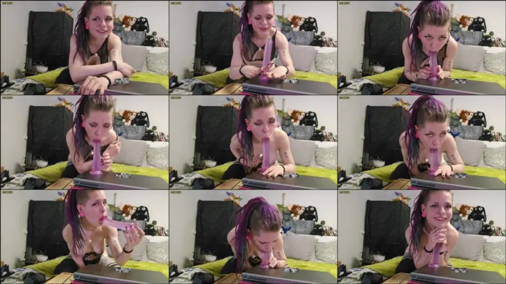 MyDirtyHobby — ViGothFox — Mach ich das richtig so — Das erste Mal einen Gummischwanz in meinem Mund [FullHD 1080p]