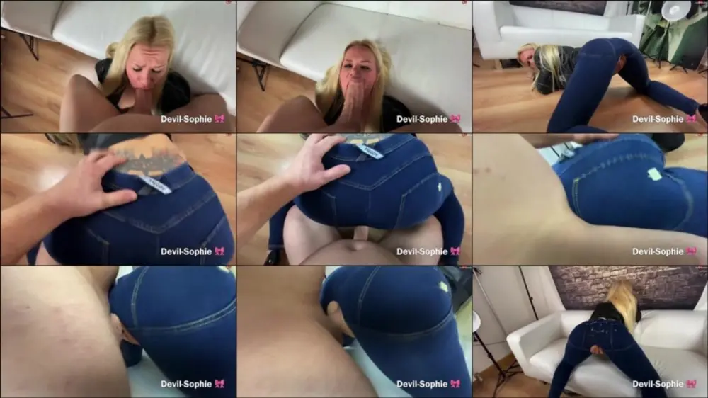 MyDirtyHobby — SteffiBlond — Ein geiler praller Jeansarsch für den Schnellspritzer [FullHD 1080p]