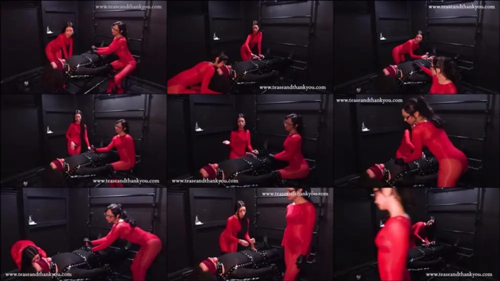 Tease and Thank You — Crimson Indulgence — Mistress Mia, Skylar [FullHD 1080p]