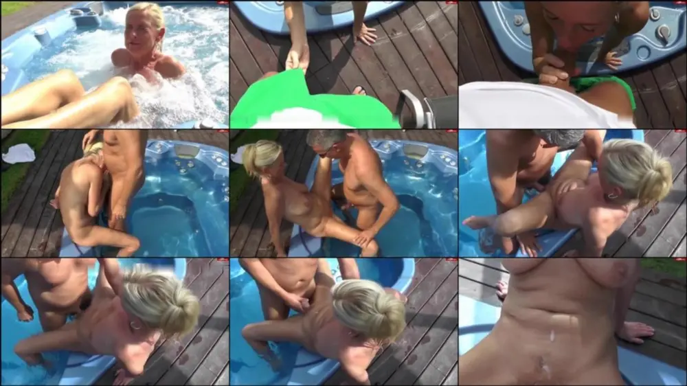 MyDirtyHobby — Dirty-Tina — Outdoor im Jacuzzi gefickt [HD 720p]