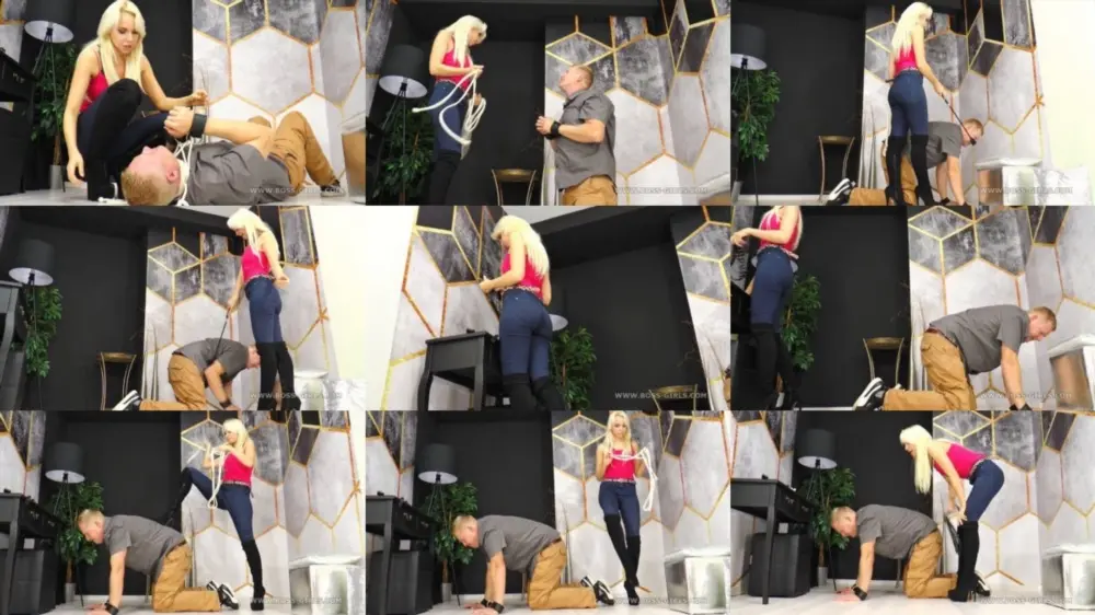 Hot Spanking Girls — Princess Serena — Punishment With Whip and Rope And Belt! [FullHD 1920p]