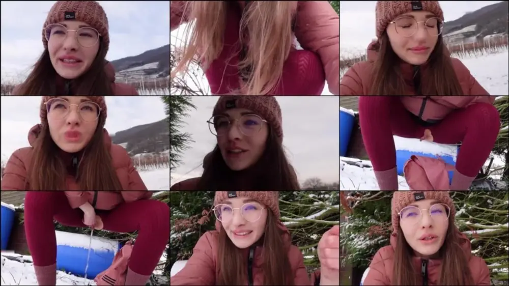 MyDirtyHobby — Emmi-Hill — Leise rieselt die Pisse in den Schnee [HD 720p]
