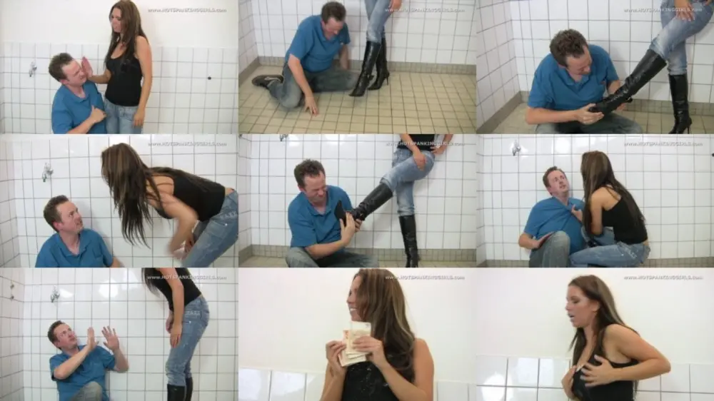 Hot Spanking Girls — Money Mistress Jasmina [HD 1280p]