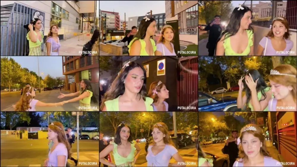 PutaLocura — Marina Gold, Min Galilea — Cumwalk Through Madrid [HD 720p]