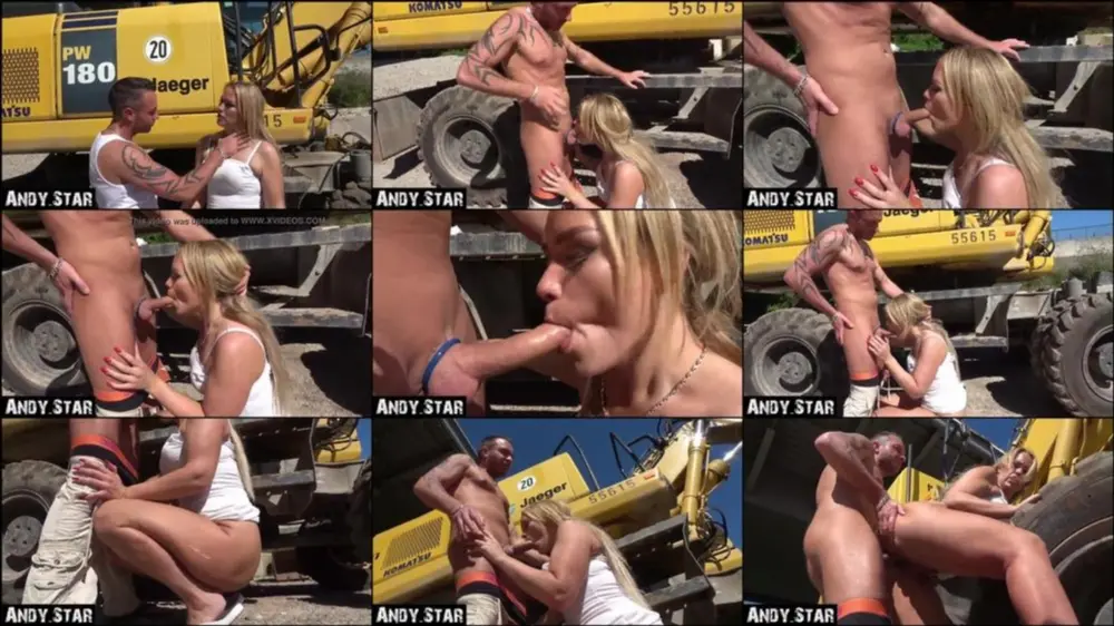 MyDirtyHobby — Andy-Star — Baustellenhure in die Fotze gespritzt [HD 720p]