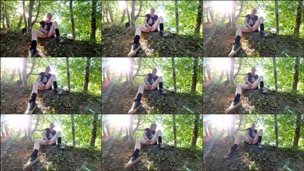 MyDirtyHobby — MiaMara — Public Selbstbefriedigung — Die Straße hinter mir und vor mir der Wanderweg [FullHD 1080p]