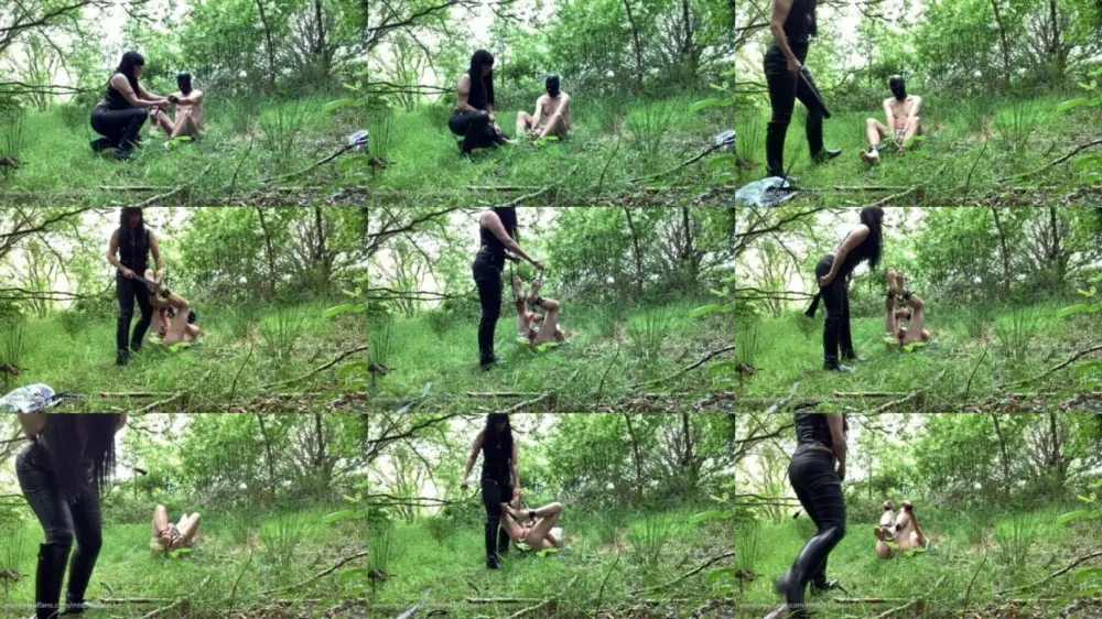 Mistress Black 69 — Hogtied Down The Drovers Path [HD 1280p]