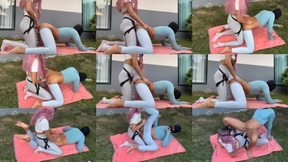Mrs Victoria — First Time Outdoor Pegging with a Realistic Dildo [FullHD 1920p]