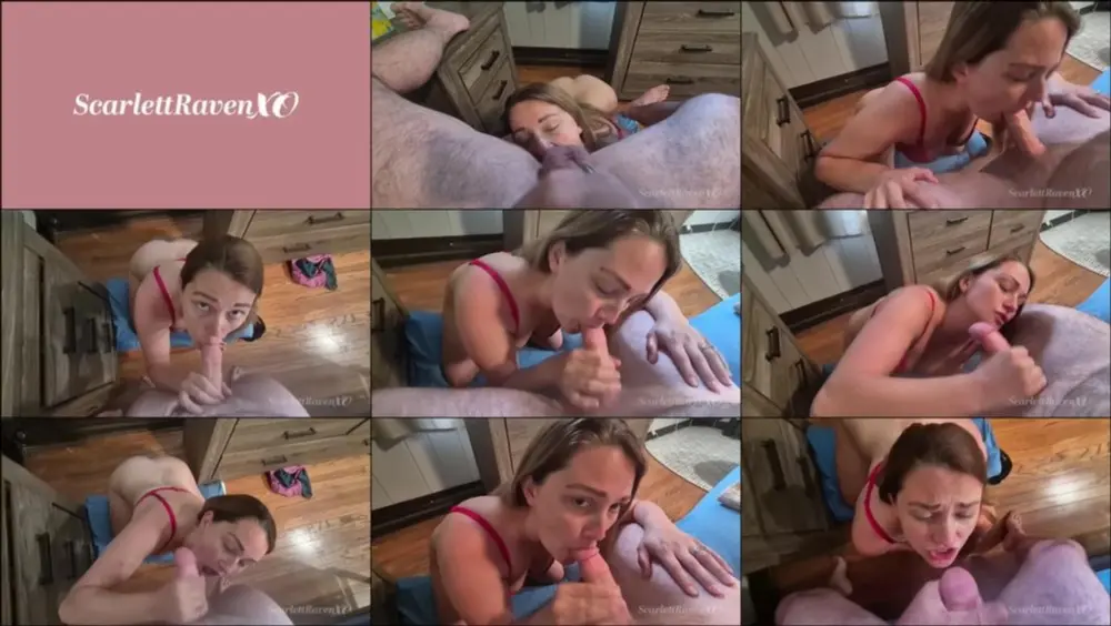 Scarlettravenxo — Wife slobs on the knob [FullHD 1080p]