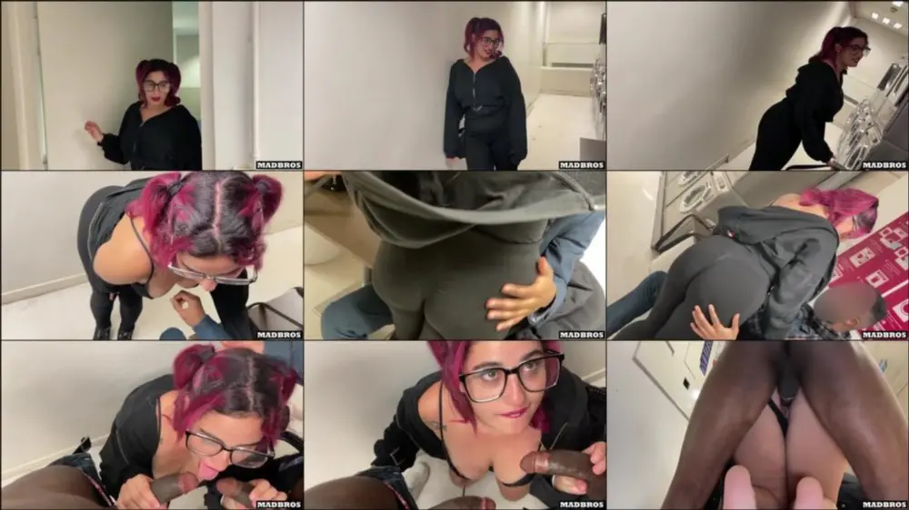 madbrosx — Hot Chilean Girl With Big Ass Fucked By 2 Strangers In A Laundromat !!! [FullHD 1080p]