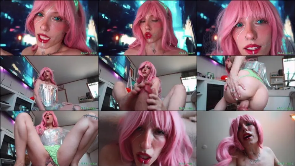 Elle Marz — Edging my JoyToy 2077 [FullHD 1080p]